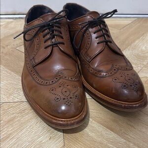Crosby Square x Banana Republic Wingtip Fleetwood Brogue in Cognac men’s 10.5